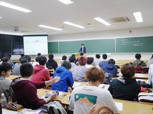 岡山理科大学で今年度の初講義